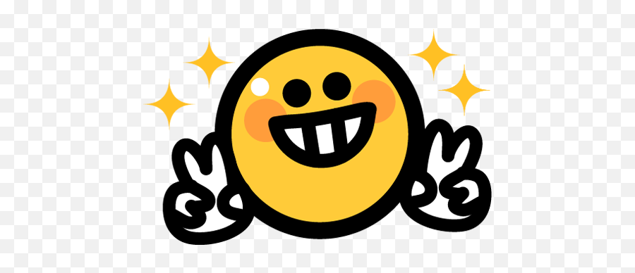 Smiley Face Sticker 1 By My - Happy Png,Vector Smiley Icon