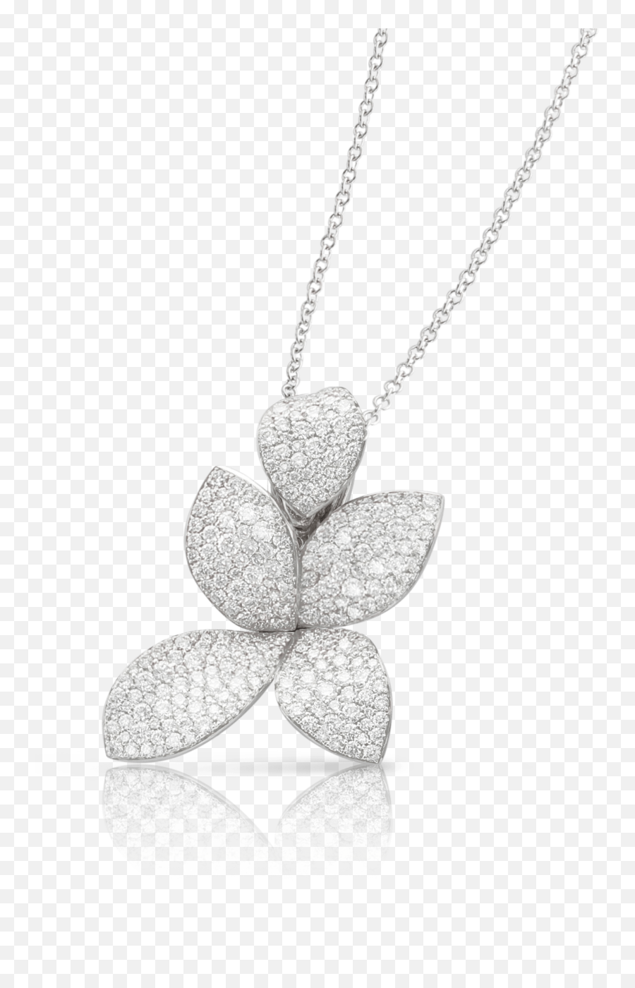 White Gold Necklace And Diamonds U2013 Pasquale Bruni - Pendant Png,Gold Chain Transparent