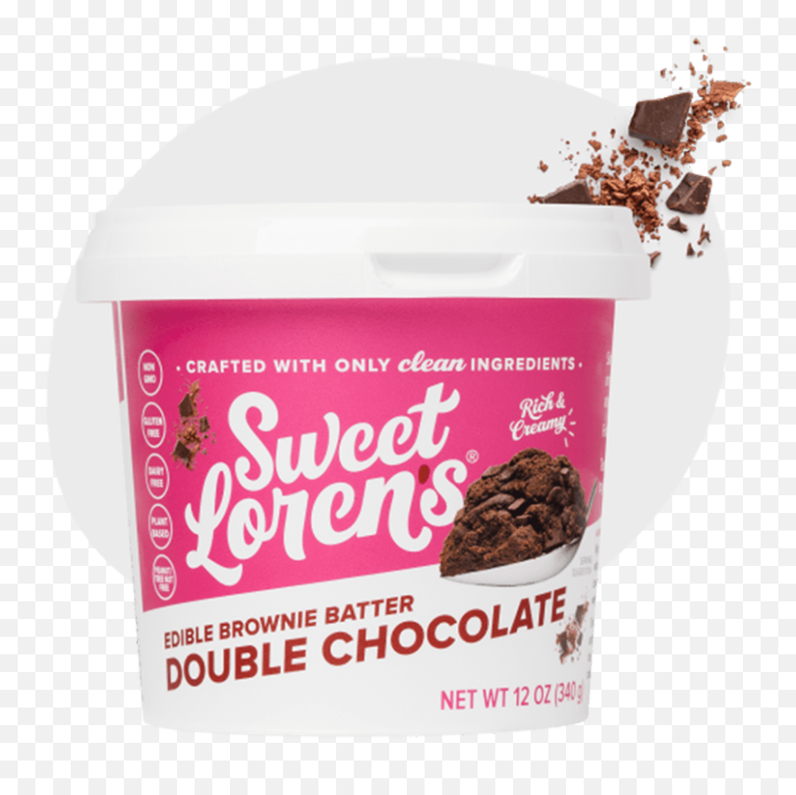 Double Chocolate Edible Brownie Batter 12 Oz - Language Png,Batter Icon