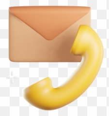 Open Mail Icon - Download in Colored Outline Style Horizontal png