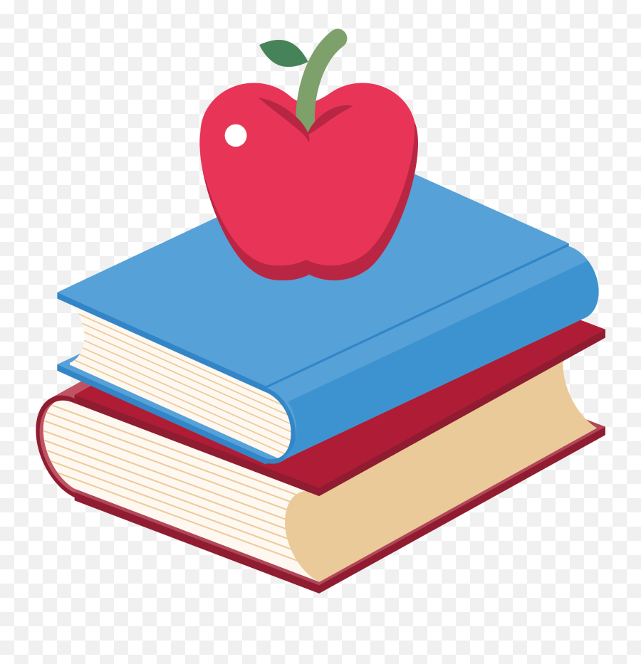 Library Of Apple Book Clipart Freeuse Png Files - Book And Apple Png,Book Clipart Png