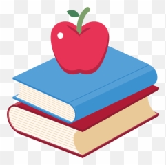 Library Of Apple Book Clipart Freeuse Png Files - Book And Apple Png,Book Clipart Png