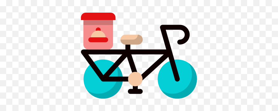Delivery Bike - Free Food Icons Tandem Bicycle Png,Bike Delivery Icon