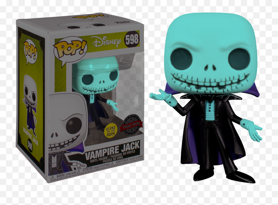 Funko Pop The Nightmare Before Christmas - Vampire Jack Vampire Jack Glow Funko Png,Vampire Skull Icon