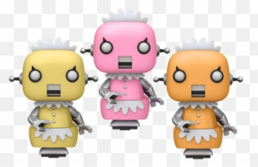 Covetly Funko Pop Animation Rosie The Robot 3 - Pack png