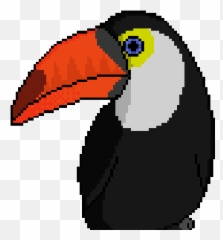 Pixel Art Styled Animals - South America Birds Drawing Png,Tucan Png