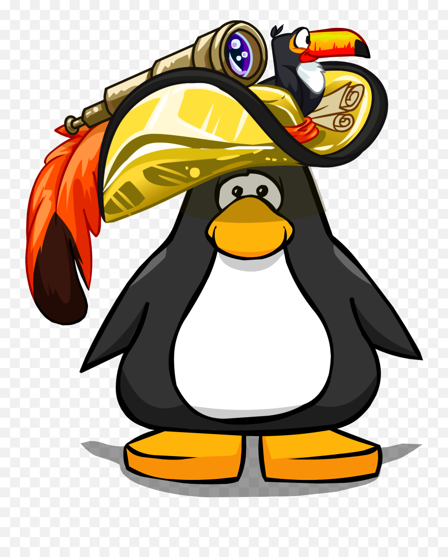 Download Golden Pirate Hat - Club Penguin Club Penguin Beta Hat Png,Pirate Hat Transparent