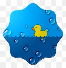 Monica Michielin Alphabets Blue Lumpy Font Rubber Duck Png