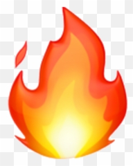 Emoji Fire Png - Fire Api Red Emoji Iphone Sticker Enquie Png