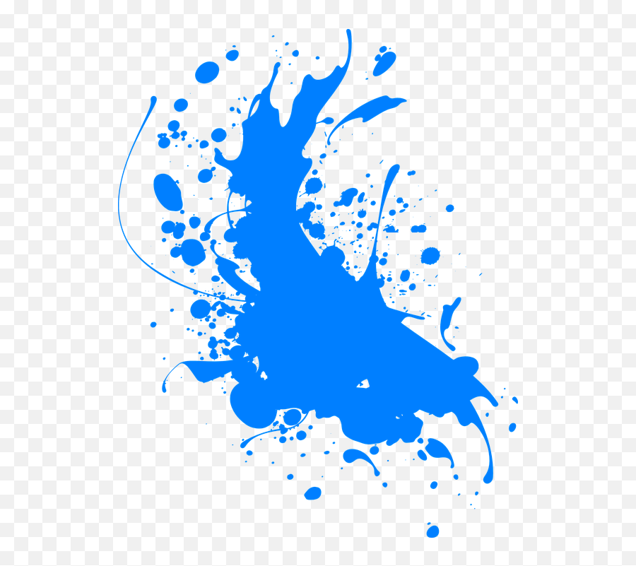 Blue Splash Png 3 Image - Purple Paint Splatter Png,Blue Splash Png