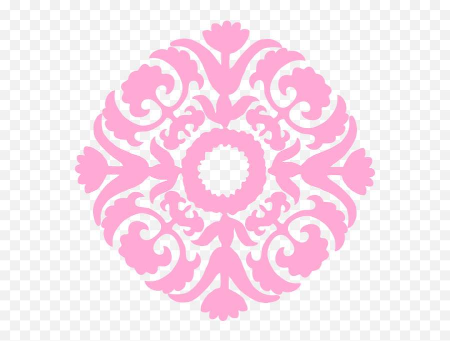 Pink Damask Png Picture - Islamic Background Pattern Design,Damask Png