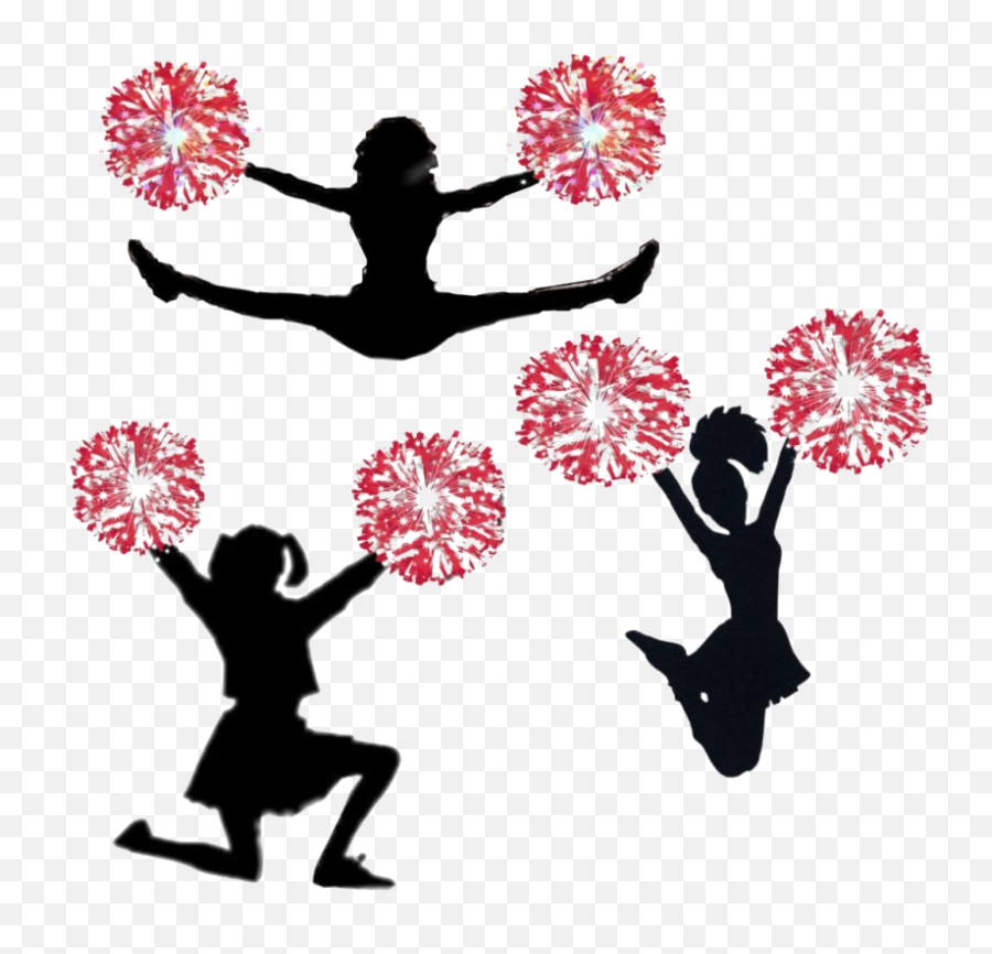 Cheerleaders Png High - Cheerleader Pom Pom Emoji,Cheerleaders Png