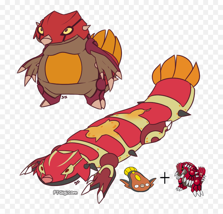 Primal Groudon U2013 Ptgigi - Cartoon Png,Groudon Png