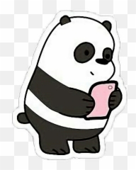 Panda Png Tumblr - Webarebears Tumblr Aesthetic Panda We Bare Bears Panda Drawing,We Bare Bears Png
