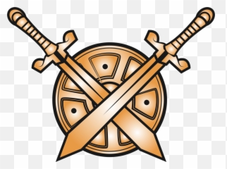 Swords And Shield - Cartoon png