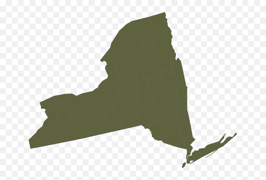 Map Of New York State Png Image With No - 2016 Democratic Primary Results New York,New York State Png