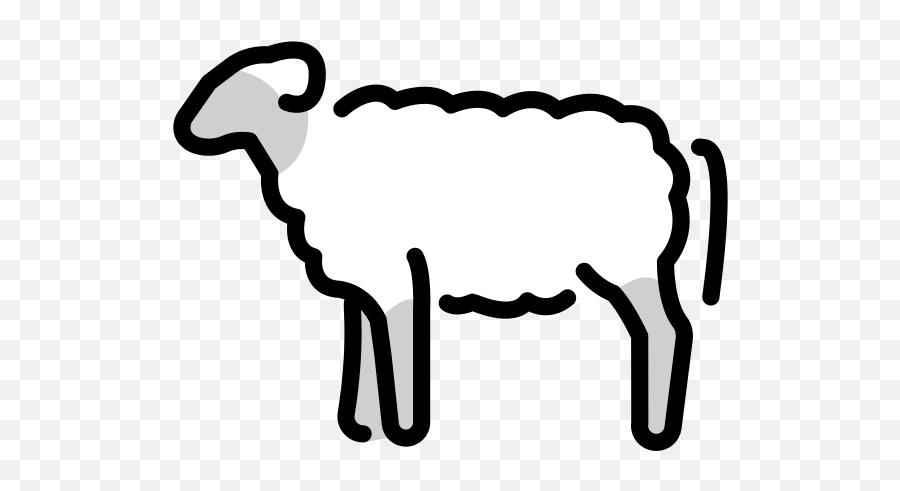 Sheep - Emoji Meanings U2013 Typographyguru Oveja Emoji Png,Goat Emoji Png