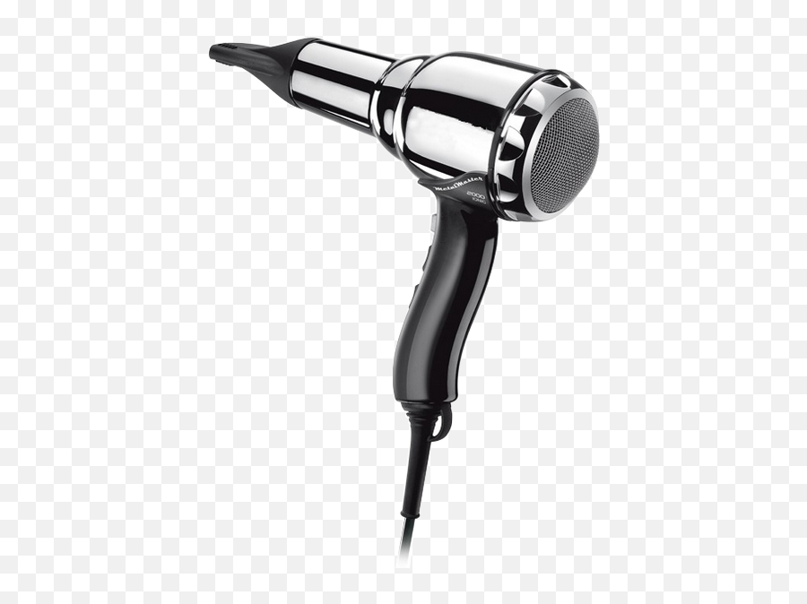 Hair Dryer Retro 2000 W With Plug Chrome - Haccess Haccess Png,Hair Dryer Png