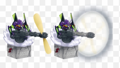 Electroys Evangelion Eva - 01 Gatling Fan Real Tokyo Iii Ver Figure Png,Evangelion Png