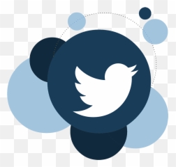 Download Transparent Background Round Twitter Logo Png - Highlight