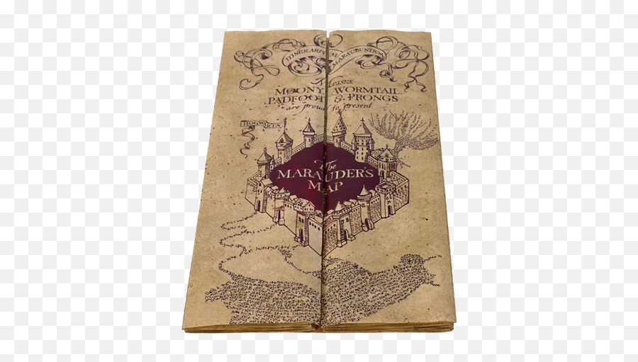 Download Hd Marauders Map Footprints Png - Harry Potter Harry Potter Map Marauders Png,Footprints Png