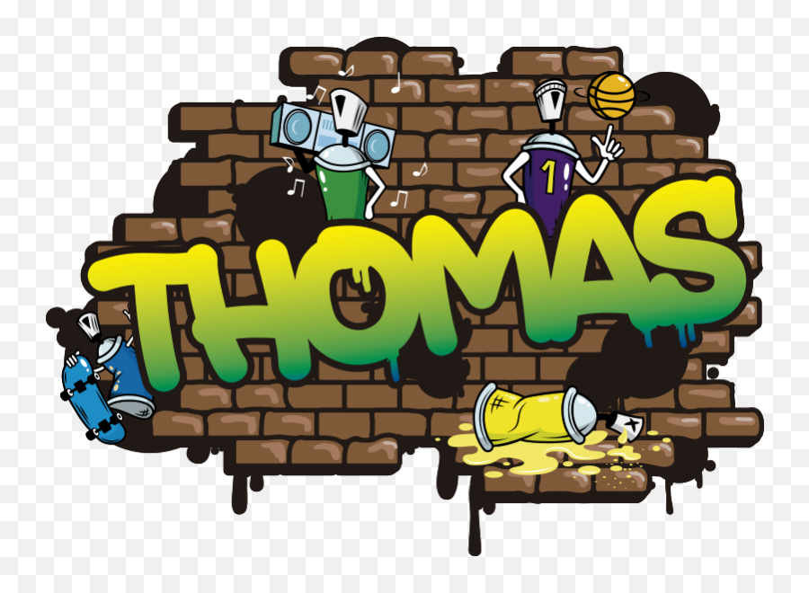 Graffiti Name Brick Background Urban - Nombres Con Fondo De Ladrillo Png,Graffiti Transparent Background