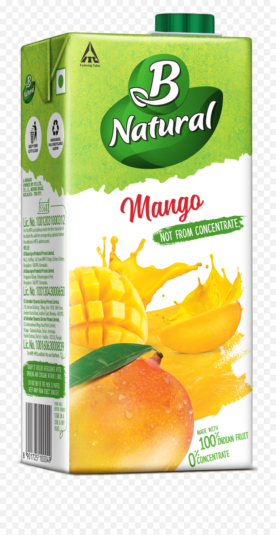 B Natural - B Natural Mixed Fruit Juice Png,100% Natural Png