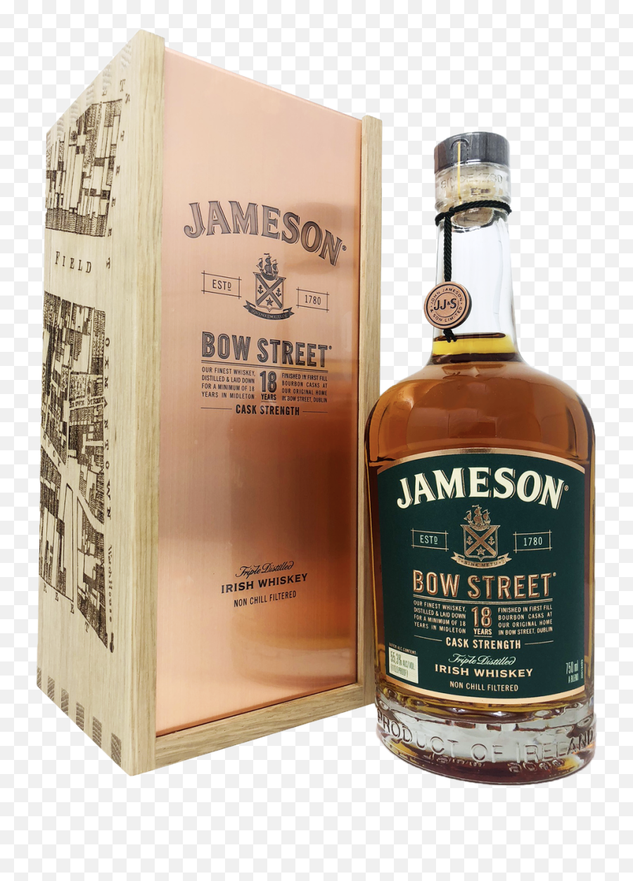 Download Hd Jameson Bow Street 18 Years - Jameson Irish Whiskey Png,Jameson Png