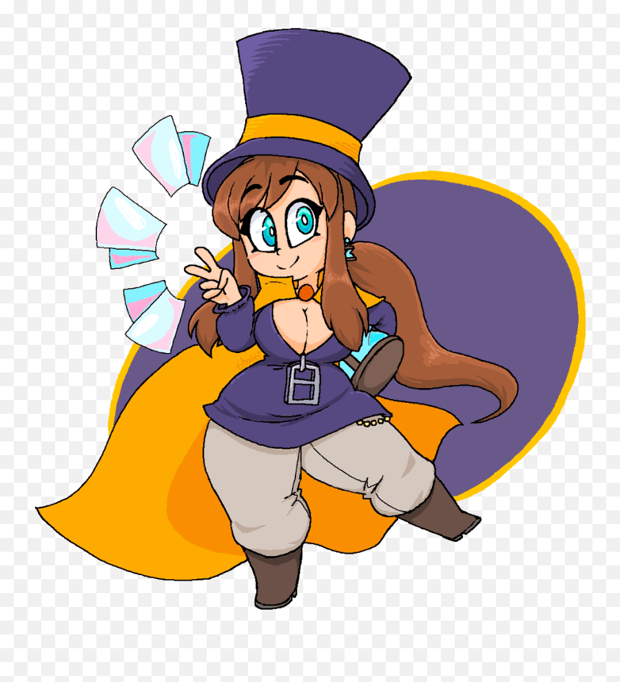 Hat Kid Is Super Cool And Cute - Thicc Hat Kid Png,Hat Kid Png