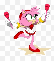 Lissfreeangel Amy Rose In - Amy Rose Rhythmic Gymnastics Amy Rose Mario And Sonic Gymnastics Png,Amy Rose Png