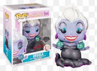 Funko Pop The Little Mermaid - Ursula With Eels Diamond Glitter 568 Ursula Pop Png,Ursula Png