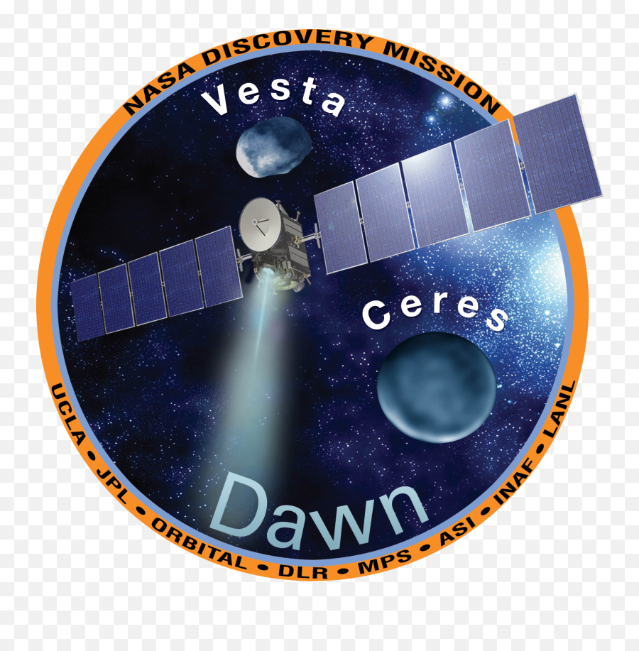 Dawn Spacecraft - Wikipedia Dawn Mission Patch Png,Asteroid Belt Png