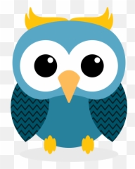 Owls Clipart Transparent Background - Transparent Background Owl Cartoon Png,Clip Art Transparent Background