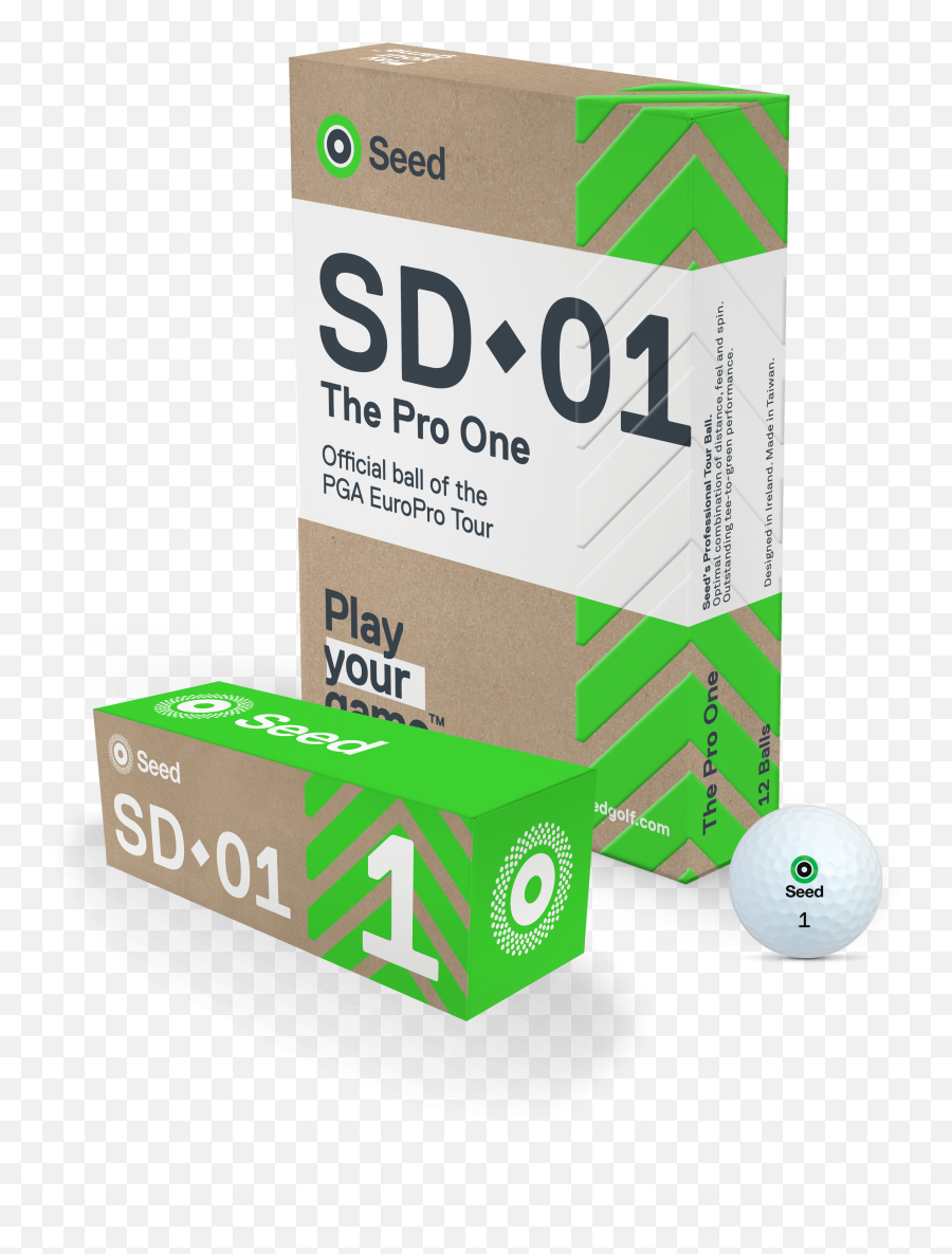 Seed Sd - 01 The Pro Golf Ball Carton Png,Golf Ball Transparent