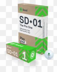 Seed Sd - 01 The Pro Golf Ball Carton Png,Golf Ball Transparent
