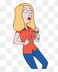Rick And Morty Comics Beth Smith Alcohol - Transparent png