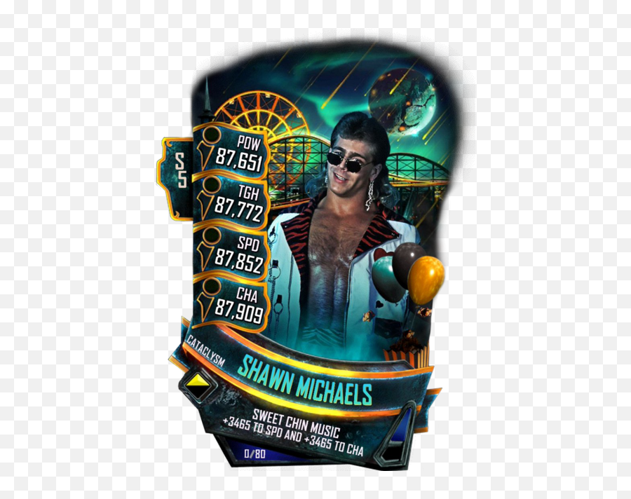 Shawn Michaels - Adam Cole Wwe Supercard Png,Shawn Michaels Png