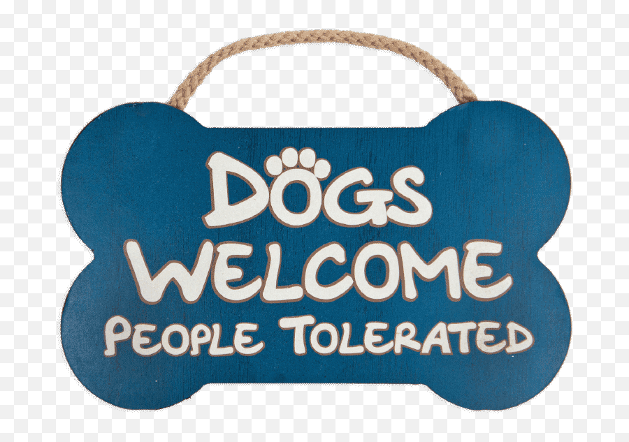 Bone Sign With Rope - Dogs Welcome Big Png,Welcome Sign Png