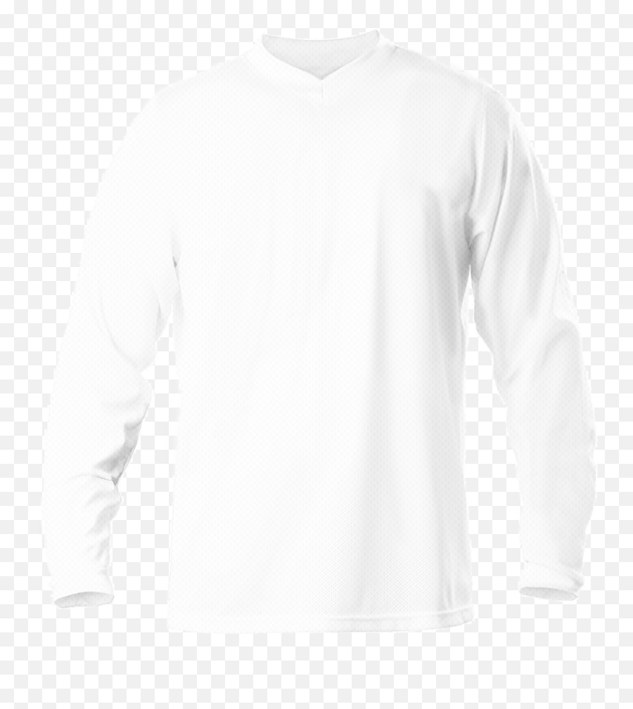 T Shirt Png - Long Sleeve Jersey 1 1 Plain White Long Plain Long Sleeve Jersey,Long Sleeve Shirt Png