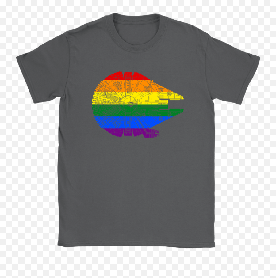 Millennium Falcon Lgbt Ship Star Wars Shirts U2013 Teeqq Store - Star Wars Blue Shirt Png,Star Wars Ship Png