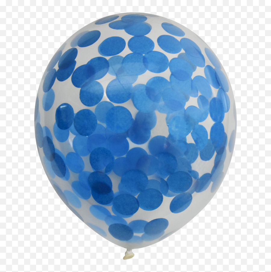 Blue Confetti Png - Clear Balloons With Blue Confetti Pack Blue Confetti Real Balloon Png,Blue Confetti Png
