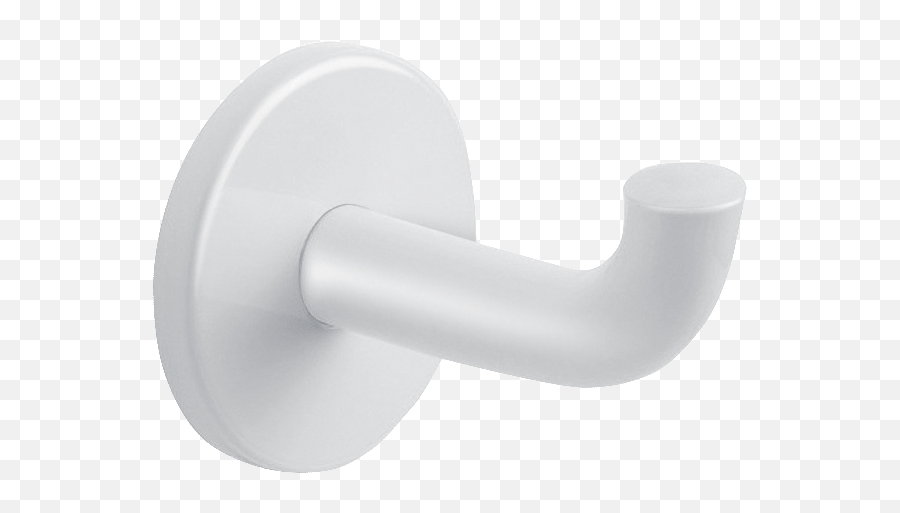 Long Coat Hook In White Epoxy Coated Stainless Steel Ref - Solid Png,White Powder Png