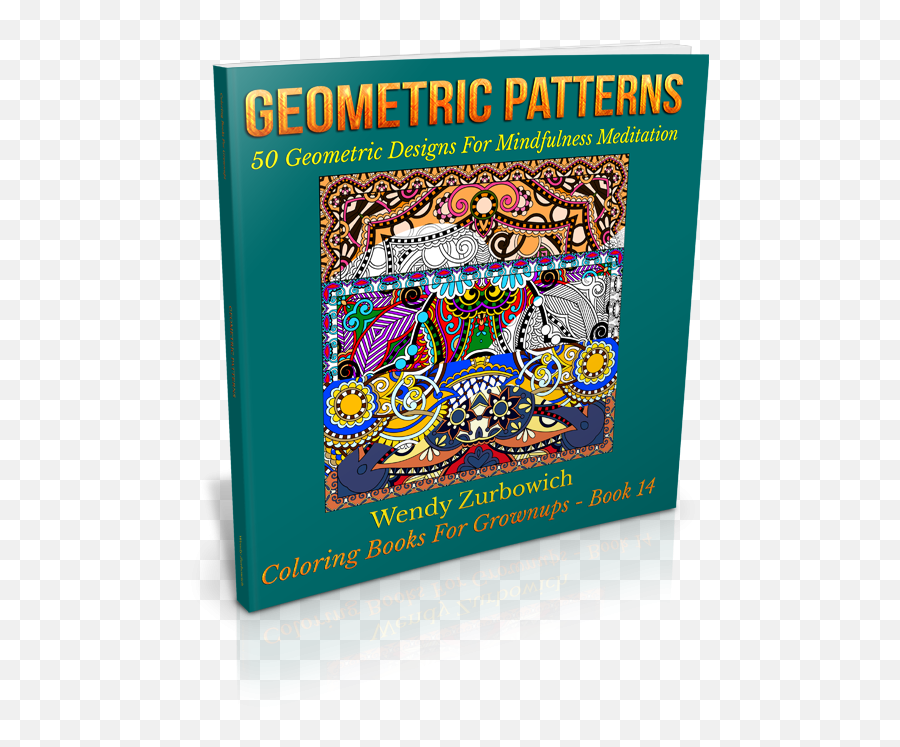 Geometric Patterns 50 Designs For Mindfulness Meditation - Book Cover Png,Geometric Patterns Png