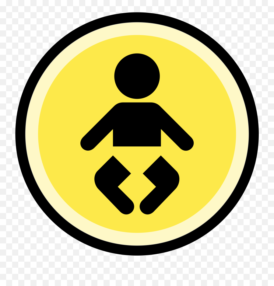 Young Clipart Easy Baby Transparent Free - Baby Changing Printable Sign Png,Easy Button Png