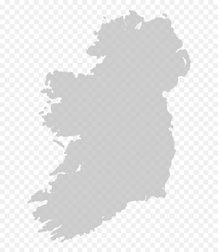 Atlas Of Ireland Blank Map Northern - Map Png Map Of Ireland,Blank Transparent Image