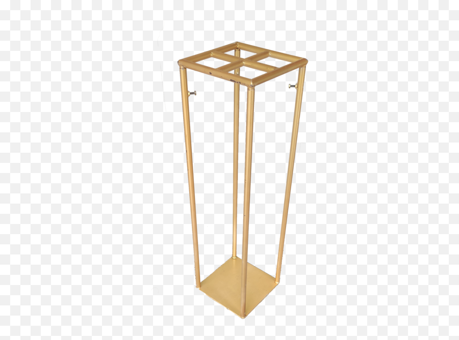 Gold Rectangle Metal Stand U2013 Marble U0026 Co - Solid Png,Gold Rectangle Png