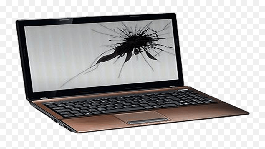 Download Hd Laptop Screen Replacement - Cracked Screen Cracked Screen Png,Cracked Screen Transparent