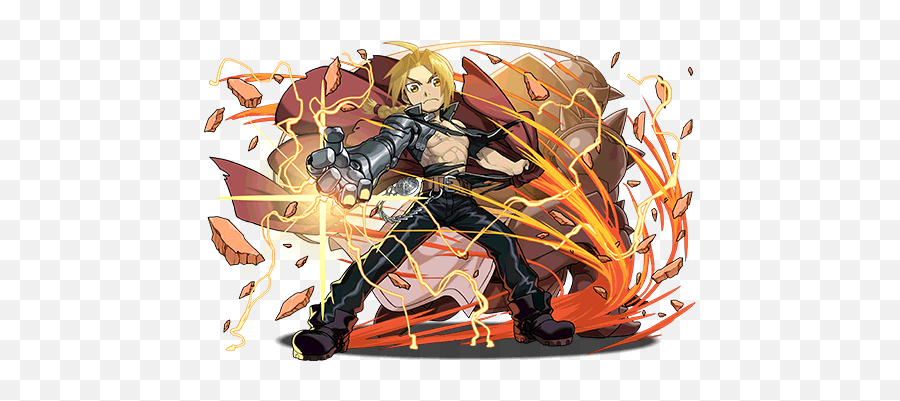 Fullmetal Alchemist Collab Review By Irinya U2022 Pdx Academy - Puzzle And Dragons Fullmetal Alchemist Png,Edward Elric Transparent