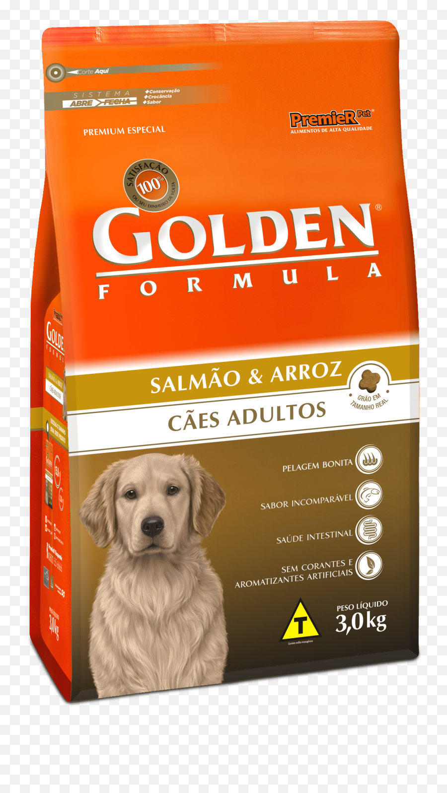 Golden Formula Adultos Salmão U0026 Arroz - Ração Golden Frango E Arroz Png,Arroz Png