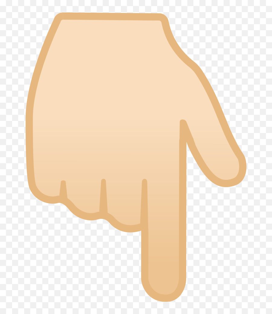Download Finger Pointing Down Emoji Png Graphic Free Library - Finger P Pointing Down,Finger Emoji Png